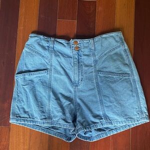 Universal Thread Blue High-Waisted Shorts
